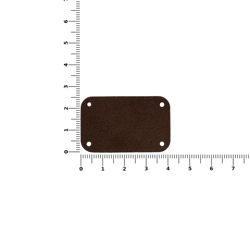 Лейбл Eta Nubuck, S, темно-коричневый-1