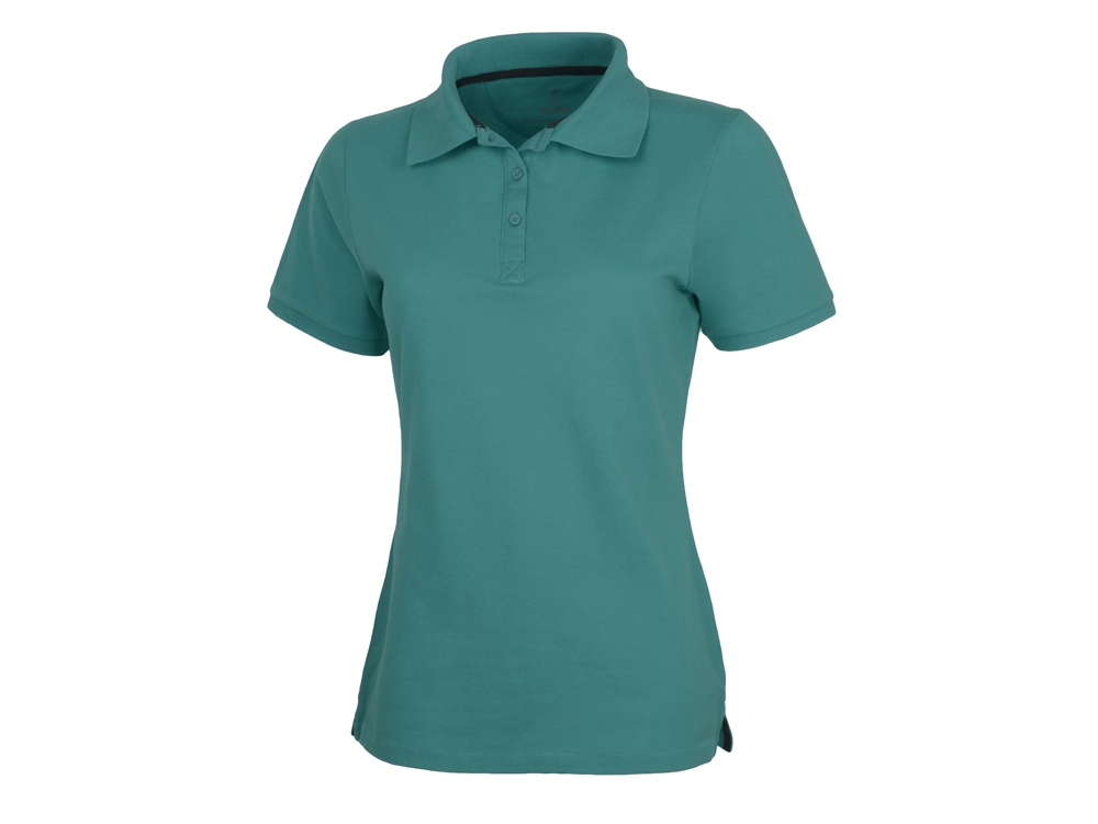 Calgary женская футболка-поло с коротким рукавом, аква-0