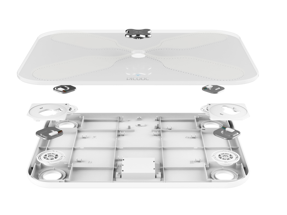 Умные диагностические весы с Wi-Fi Picooc S3 Lite White V2 (6924917717353), белый-10