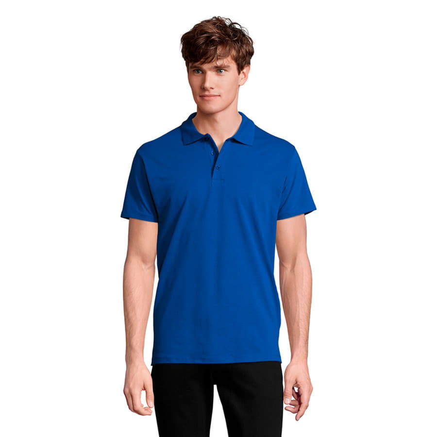 Рубашка поло мужская SPRING II 210, синий-1
