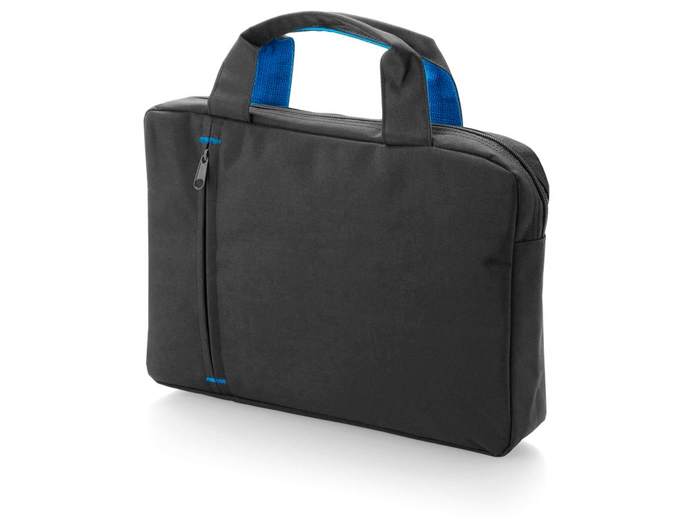 Сумка для документов Troit, серо-синий/ярко-синий-0