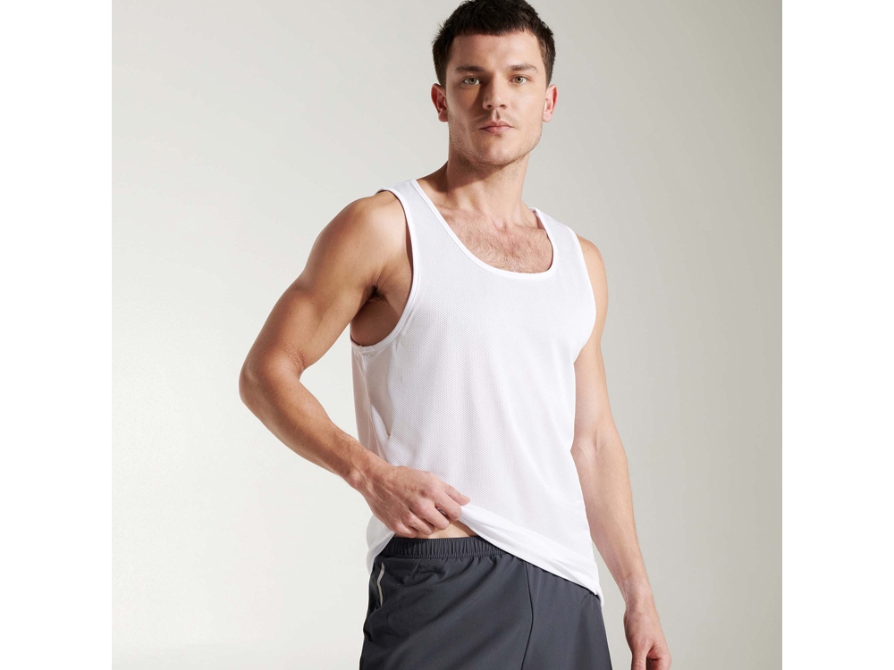 Майка Interlagos мужская, белый-4