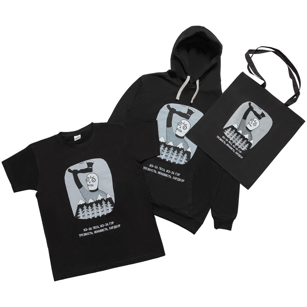 Футболка «Хардкор», черная-3