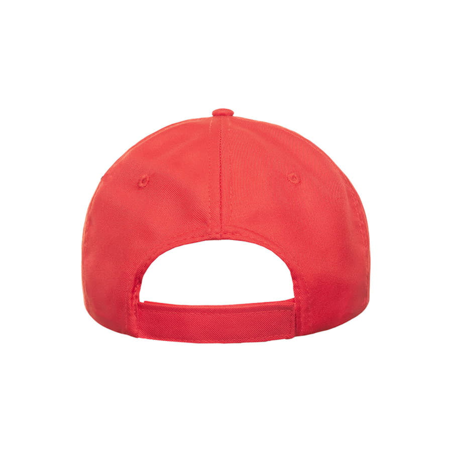 Бейсболка RECY SIX, 6 клиньев, застежка на липучке , красный-3