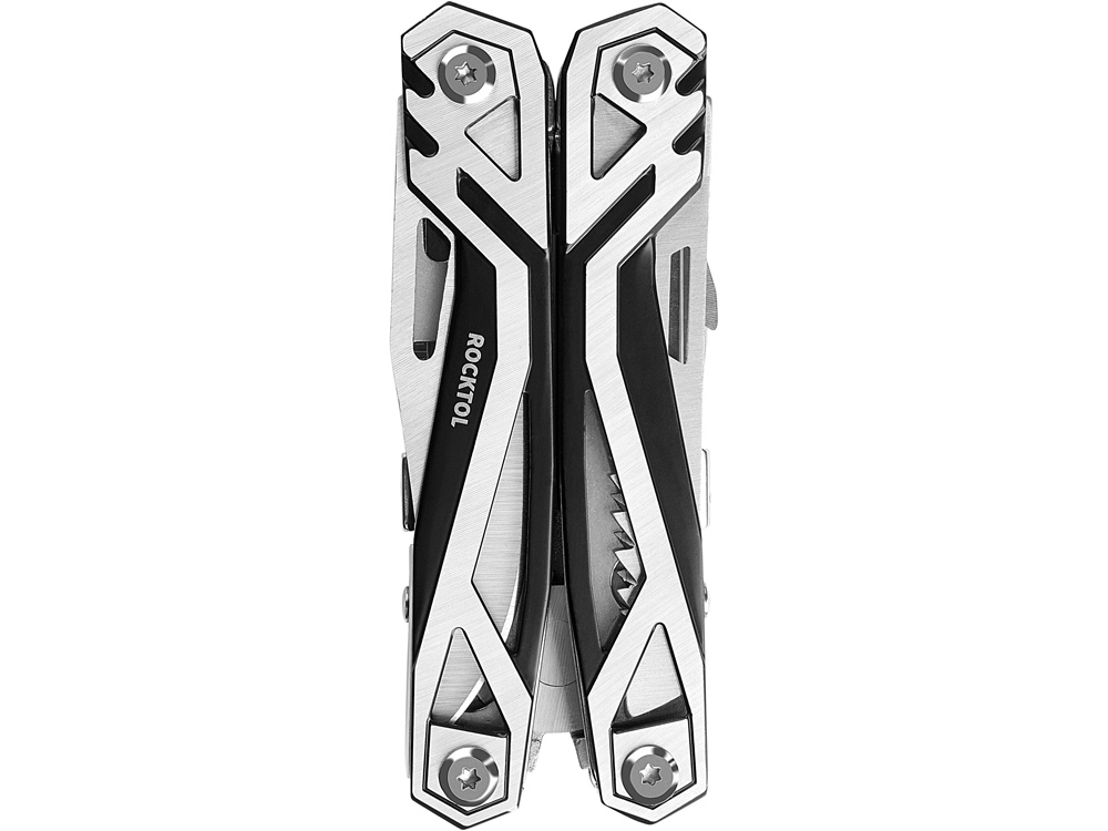 Мультитул Rocktol 21 в 1 с пружинными плоскогубцами, нержавеющая сталь, нейлоновый чехол-7