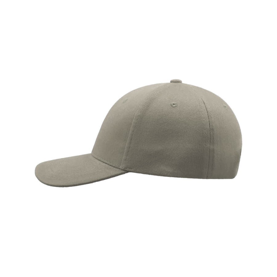 Бейсболка LIBERTY SIX BUCKLE, 6 клиньев, металлическая застежка, серый-3