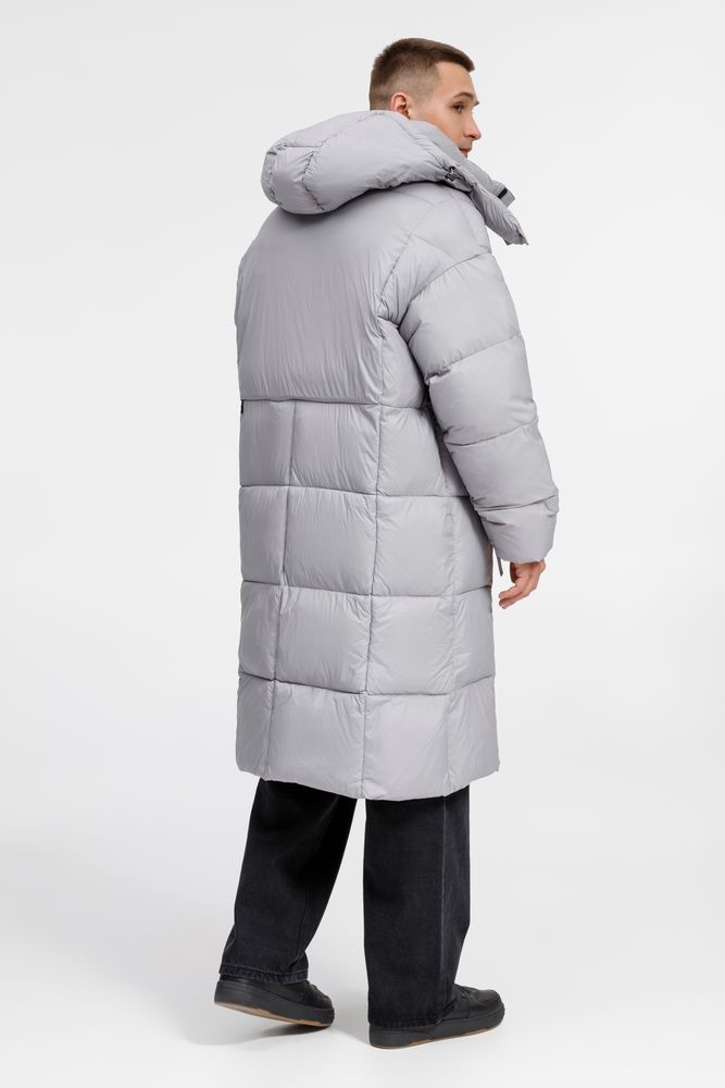 Пуховик унисекс Kapsula, серый-5