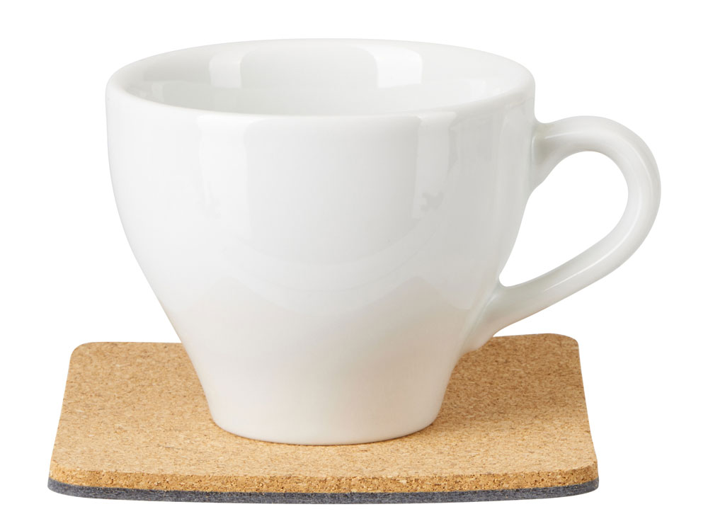 Набор костеров из пробки с фетром Grit-2