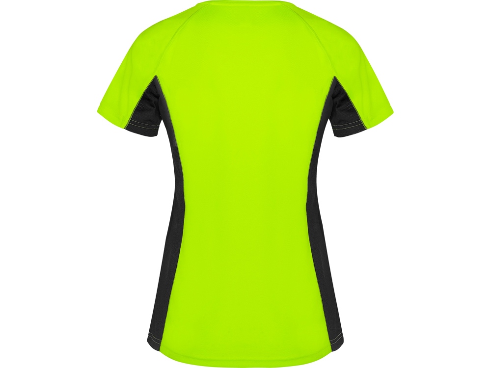 Футболка Shanghai женская, неоновый зеленый/черный-1
