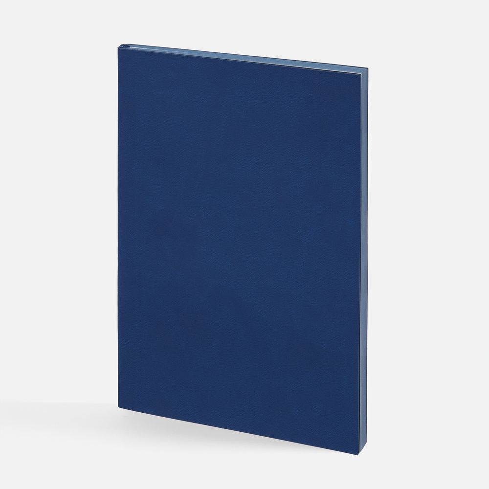 Ежедневник Flat, недатированный, синий, ver.2-1