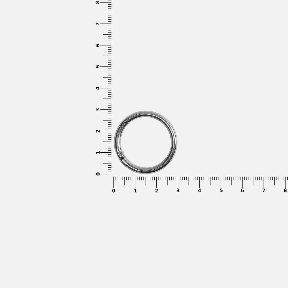 Карабин-кольцо Claus, L, серебристый-2