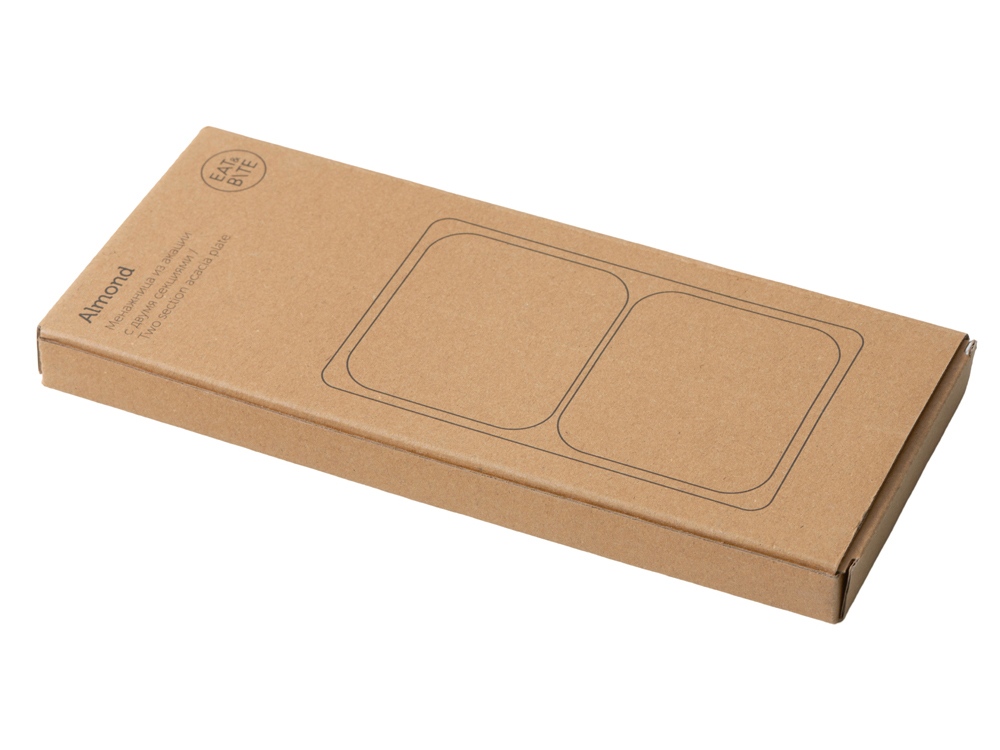 Менажница из акации с двумя секциями Almond-4