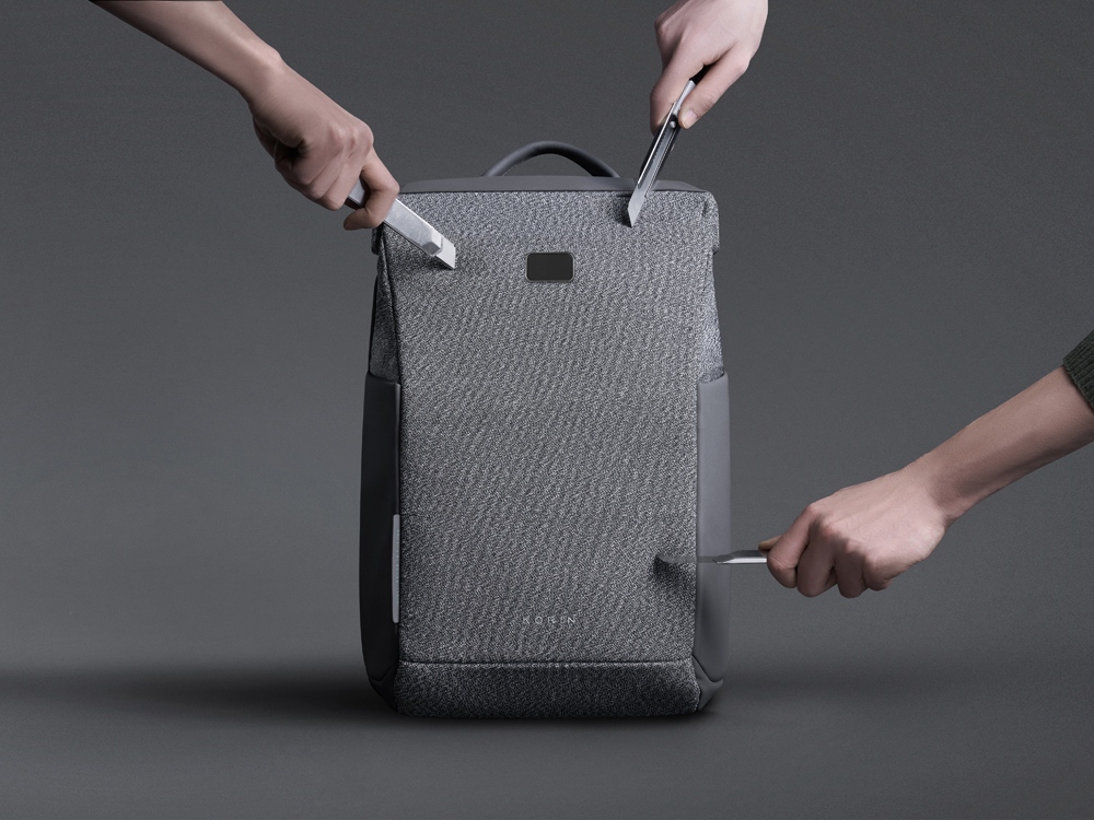 Антикражный рюкзак SnapPack для ноутбука 16, серый-8