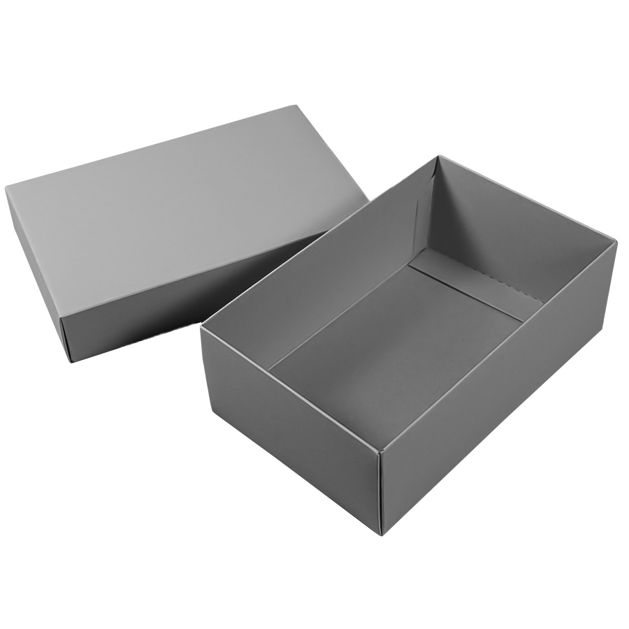 Коробка картонная, "COLOR" 11,5*6*17 см; серый, серый-2