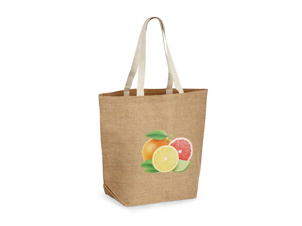 TIZZY. Сумка из джутовой ткани, Натуральный-1