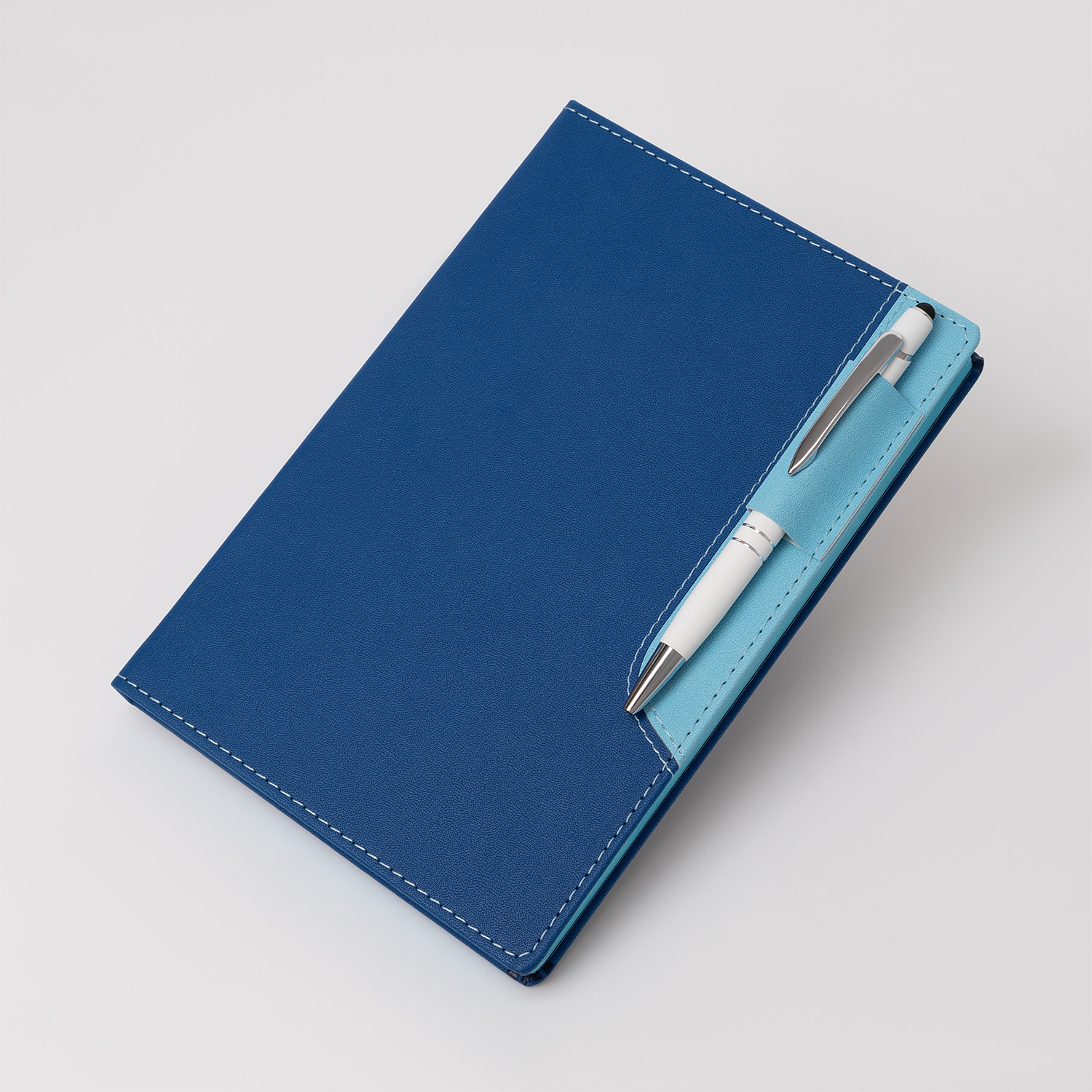 Ежедневник Винг (Wing) недатированный, синий-4