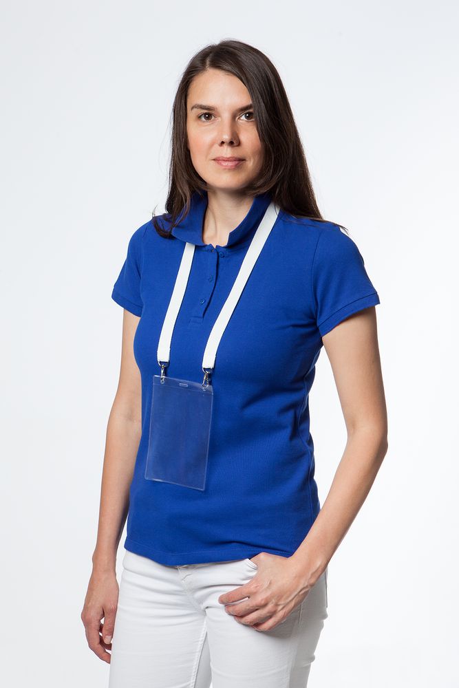 Карман для бейджа Lucid, вертикальный, из фактурного ПВХ-1