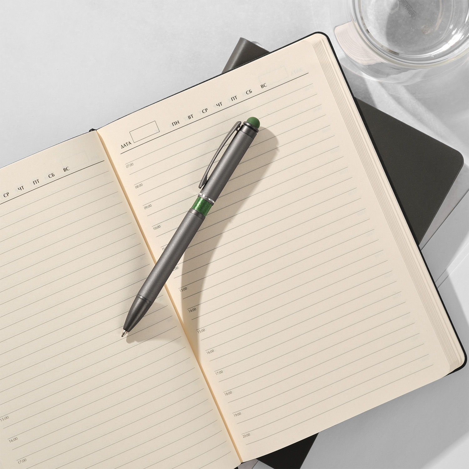 Шариковая ручка АйПи Хамелеон (IP Chameleon), зеленая-5