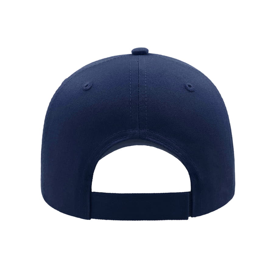Бейсболка GEAR, 5 клиньев, застежка на липучке, темно-синий-4