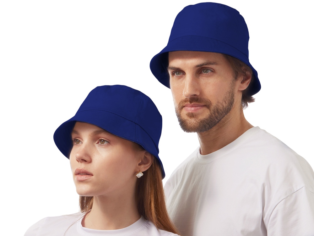 Хлопковая панама, классический синий-0