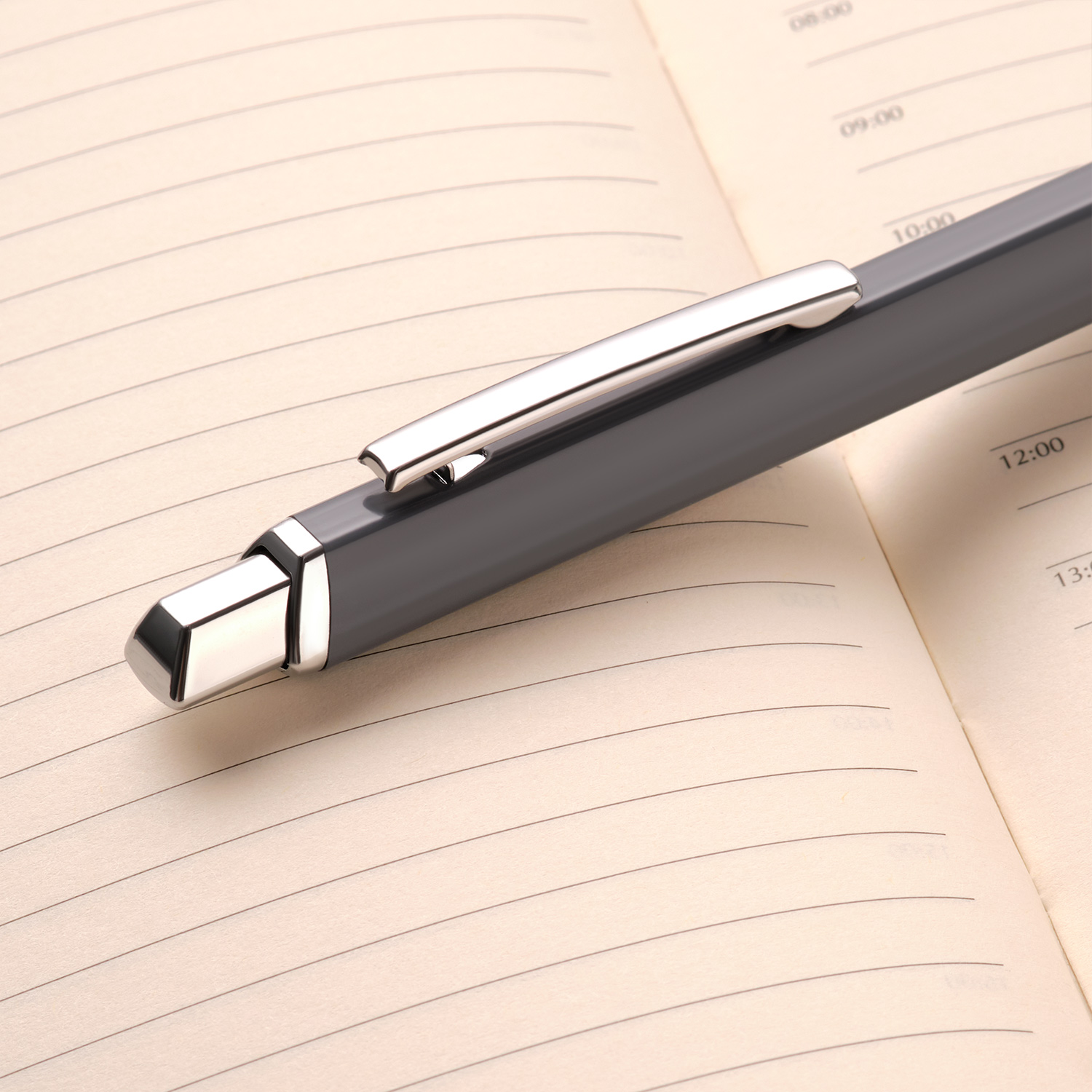 Шариковая ручка Penta, серая-4