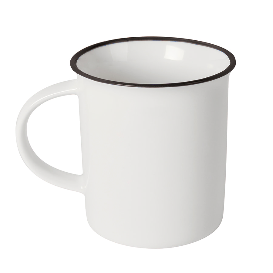 Кружка NOSTALGIE, белый, черный-0