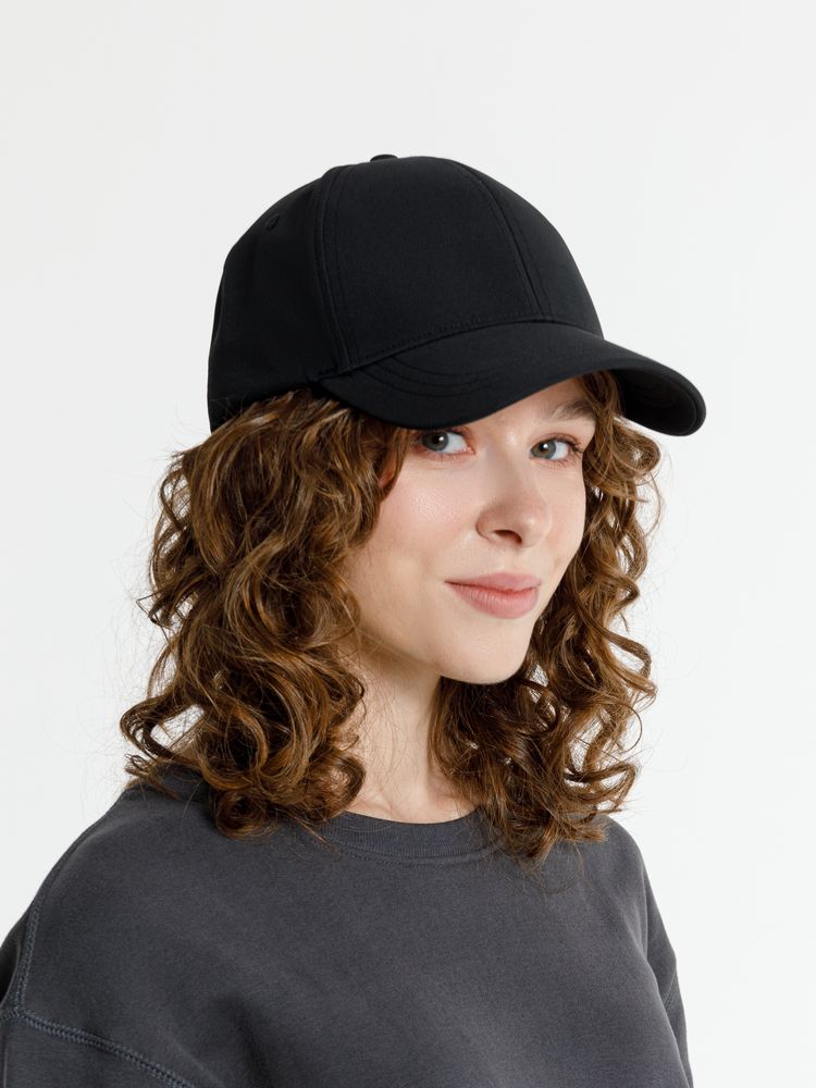 Бейсболка Cityscape, черная-6