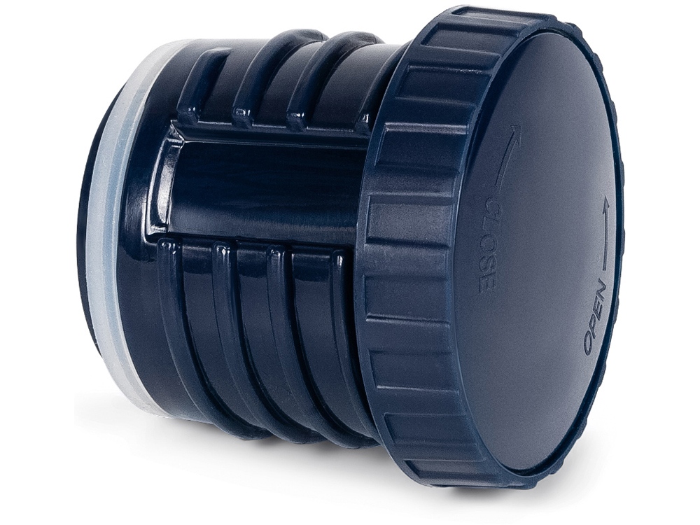 Термос Relaxika 101 (0,35 литра), темно-синий (без лого)-7