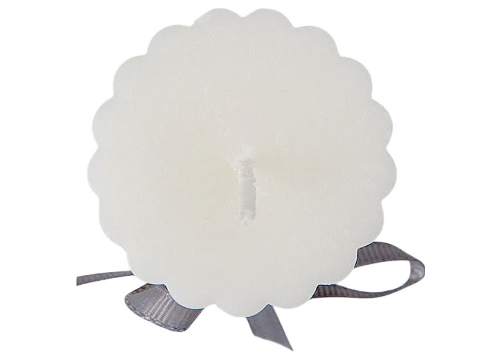 Набор свечей с гранями Vela, темно-серый, белый-6