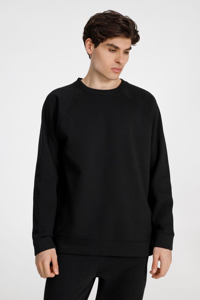 Свитшот унисекс S1, черный-0