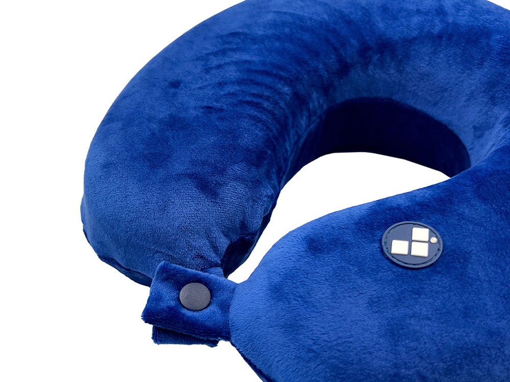 Подушка для путешествий с эффектом памяти Мемо Drowsy Royal Blue-5