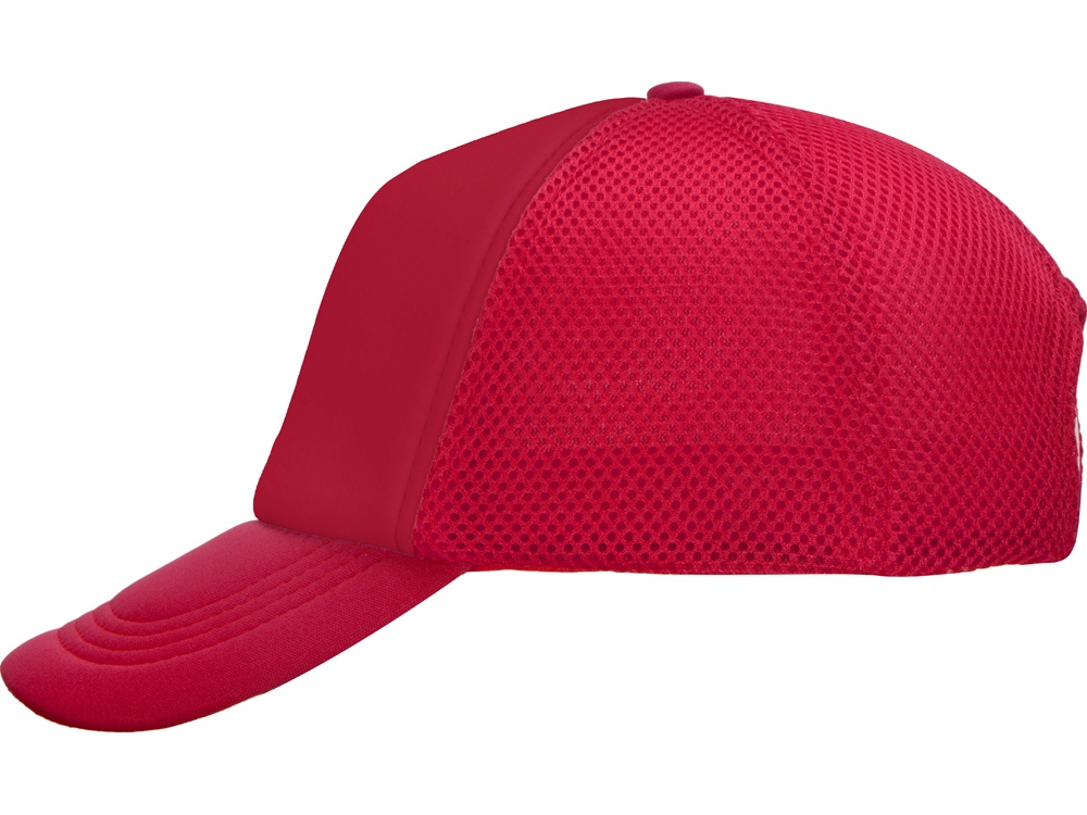 Бейсболка с сеткой Newport, красный-5