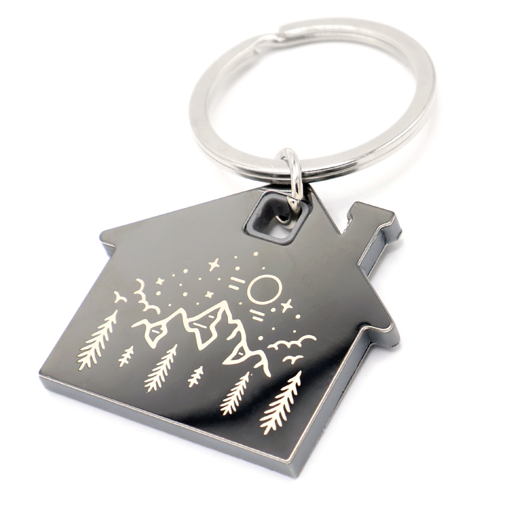 Брелок Дом, Черный-1