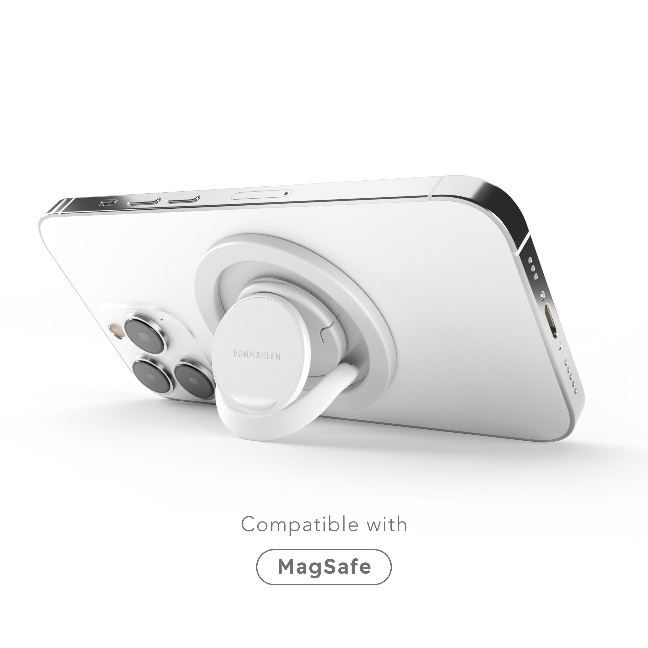 Магнитный держатель для телефона Backflip® Mag, белый-5