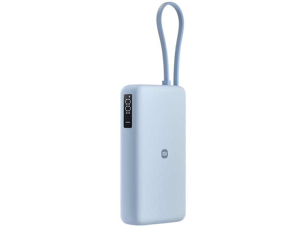 Внешний аккумулятор со встроенным кабелем Xiaomi 67W Power Bank 20000 (Integrated Cable) Ice Blue-1