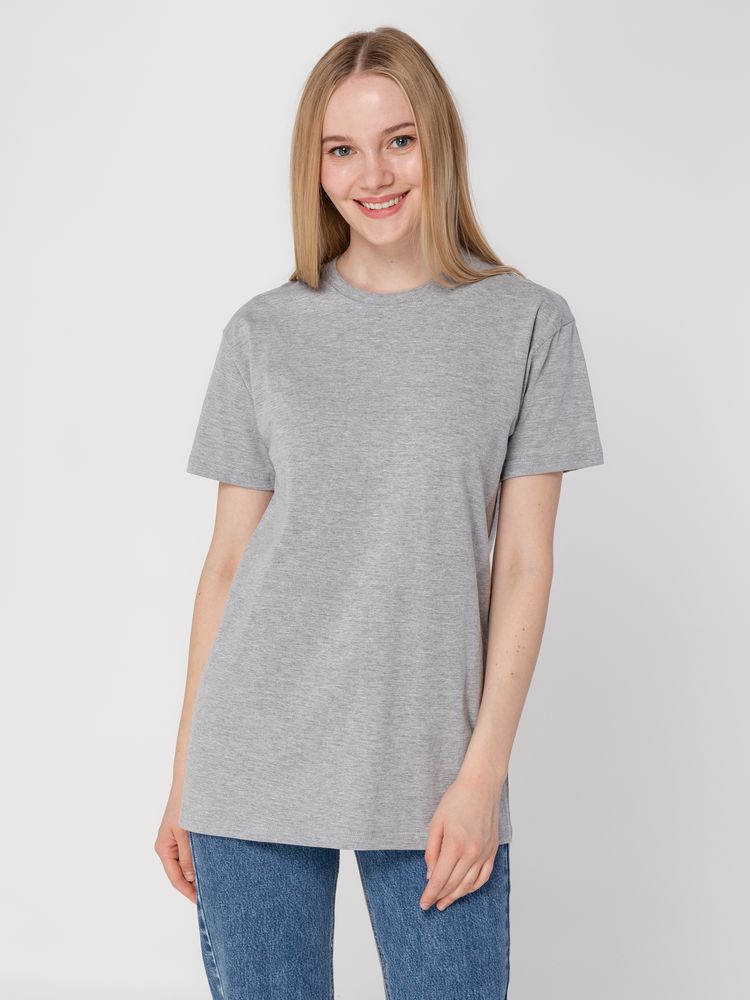 Футболка унисекс T-Bolka 160, серый меланж-4