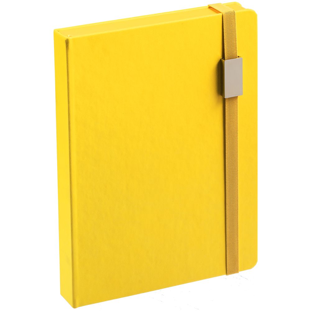 Ежедневник New Factor Metal, желтый-0