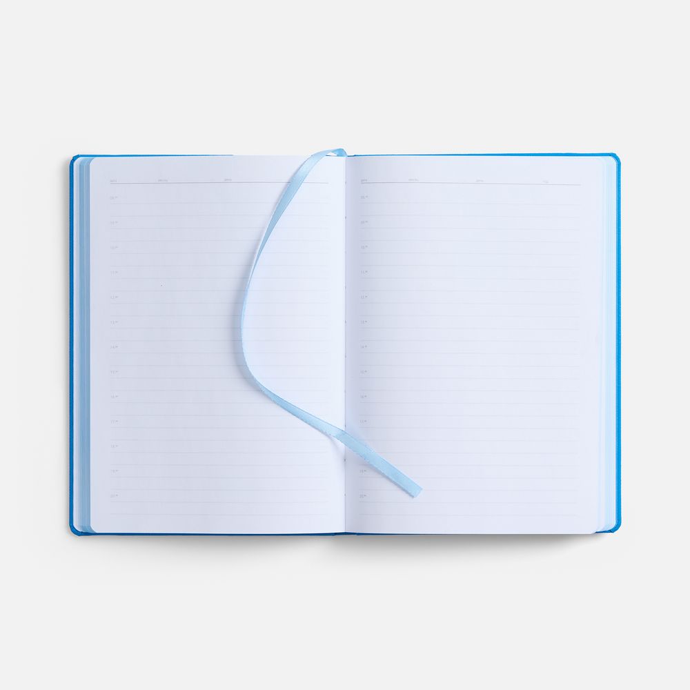 Ежедневник Peel, недатированный, голубой-4