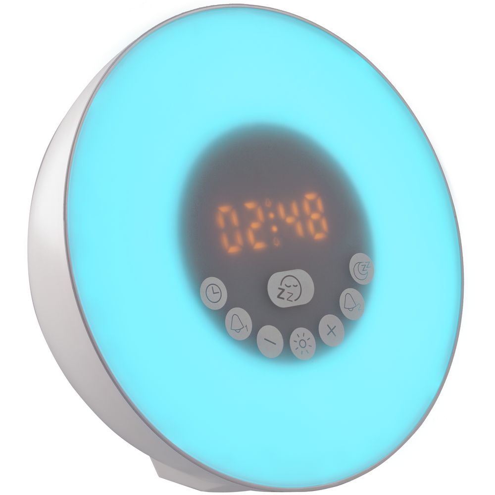 Лампа-колонка dreamTime для пробуждения светом и музыкой, белая-5