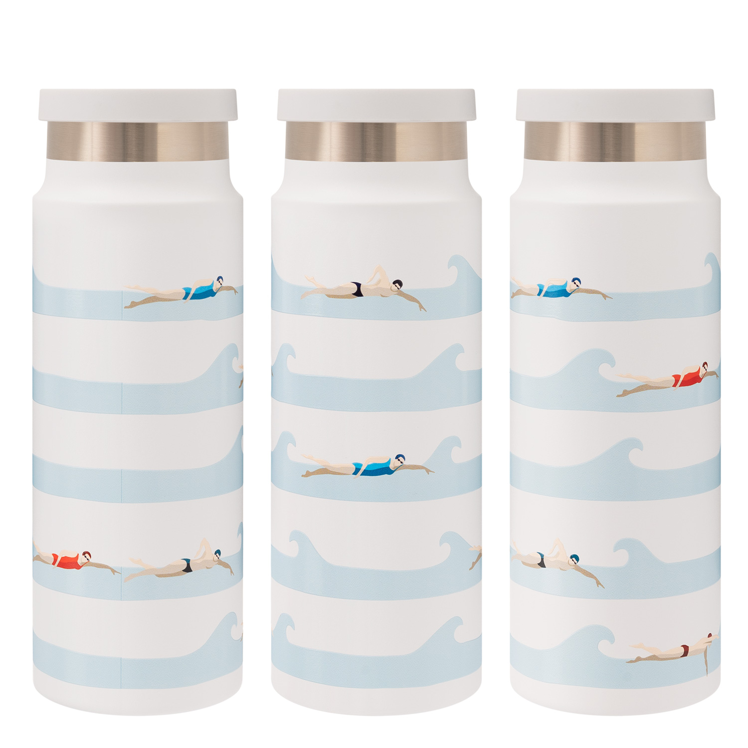 Термобутылка вакуумная герметичная Аллегра, белая-9