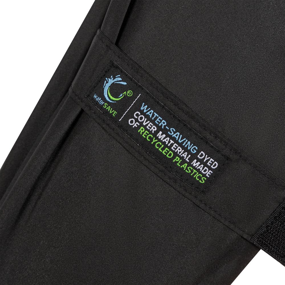 Зонт-трость с цветными спицами Color Style, синий с черной ручкой-5