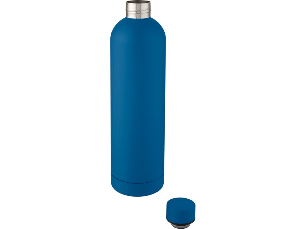 Spring Медная спортивная бутылка объемом 1 л с вакуумной изоляцией , tech blue-2