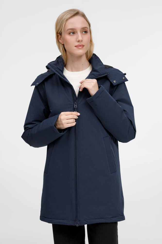 Куртка-парка унисекс Sfera, темно-синяя-0