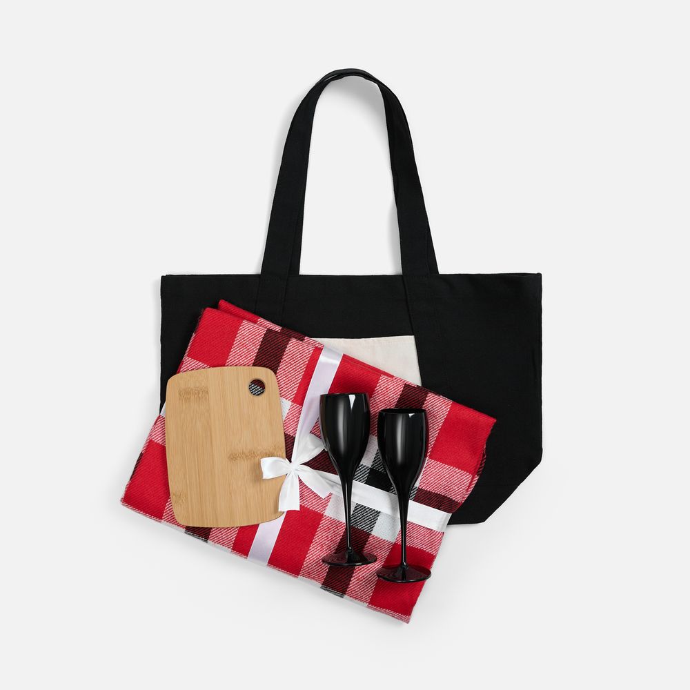 Набор Festin с красным пледом-1