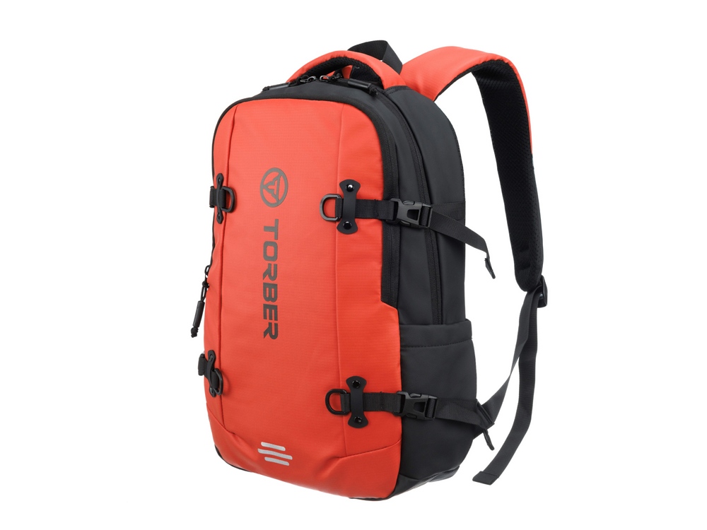 Рюкзак спортивный TORBER Xtreme 18, оранжевый/чёрный, 31 х 12 х 46 см, 17л-1