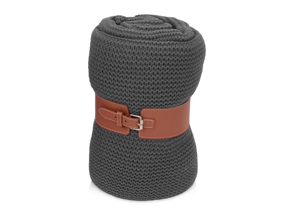 Плед акриловый Chain, темно-серый-0