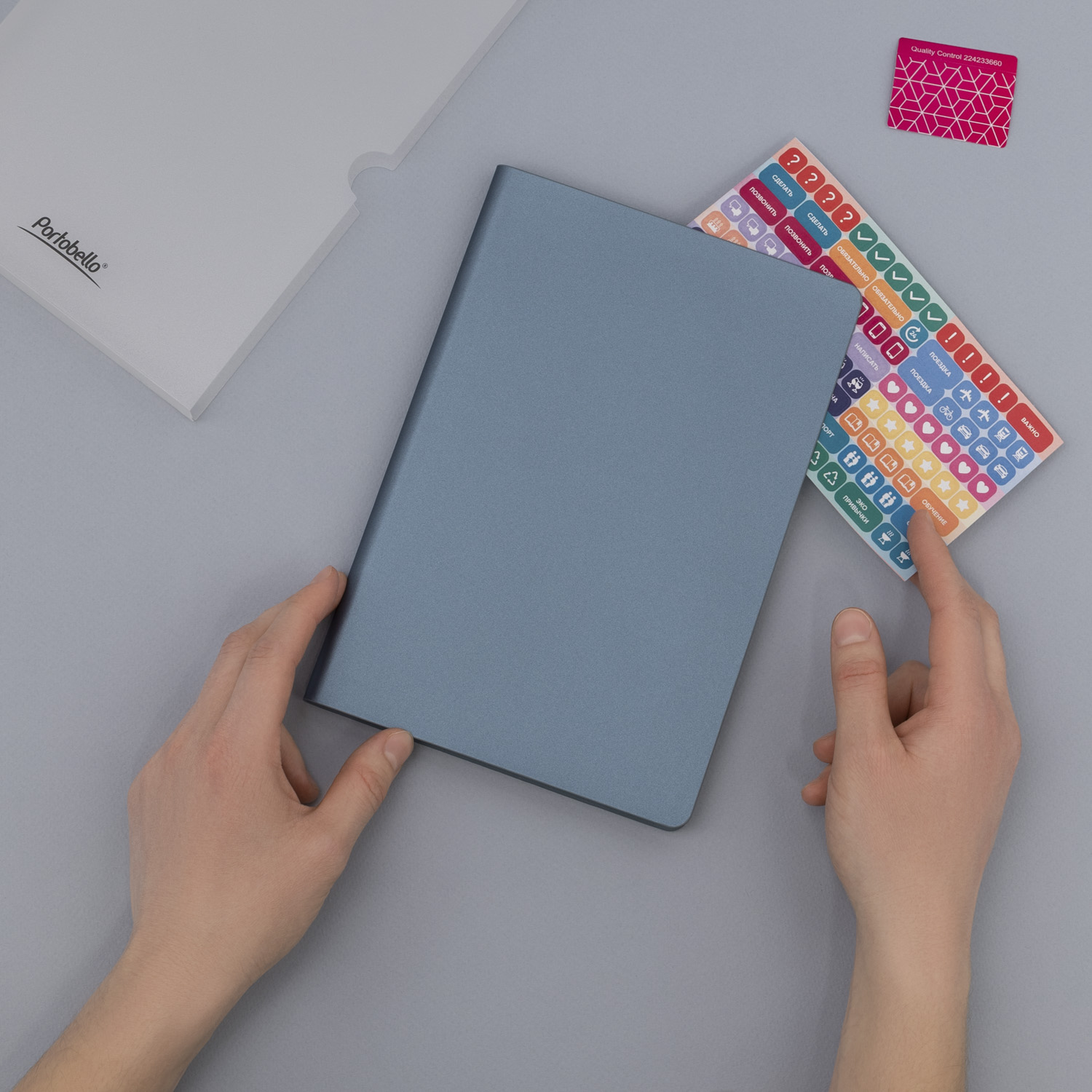 Ежедневник Moon river недатированный, оранжевый-10