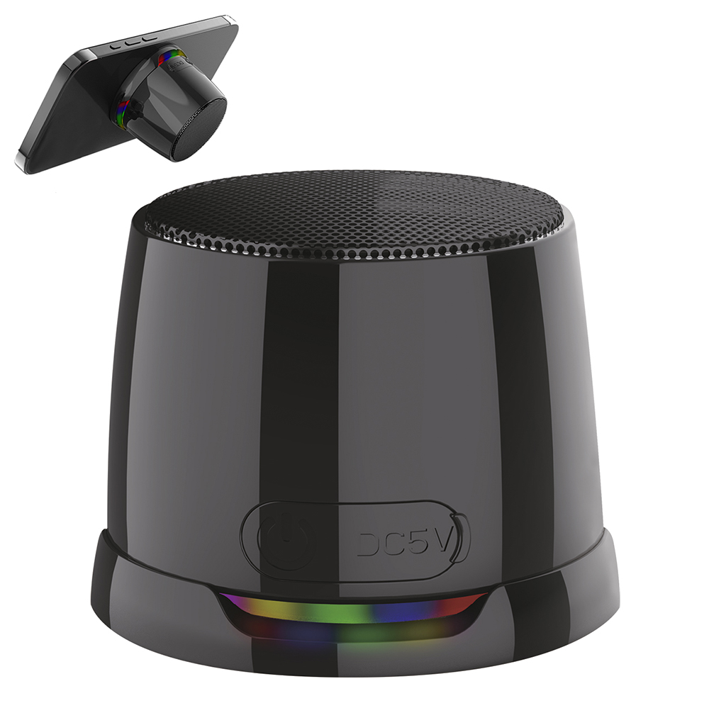 Магнитная беспроводная Bluetooth колонка-подставка Wave 5W, Черный-0