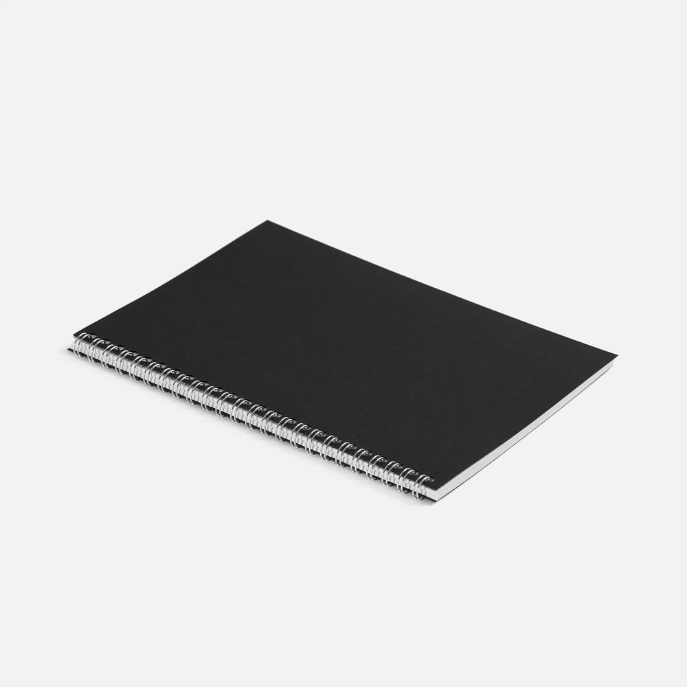 Блокнот Salvador в клетку, черный ver.2-0