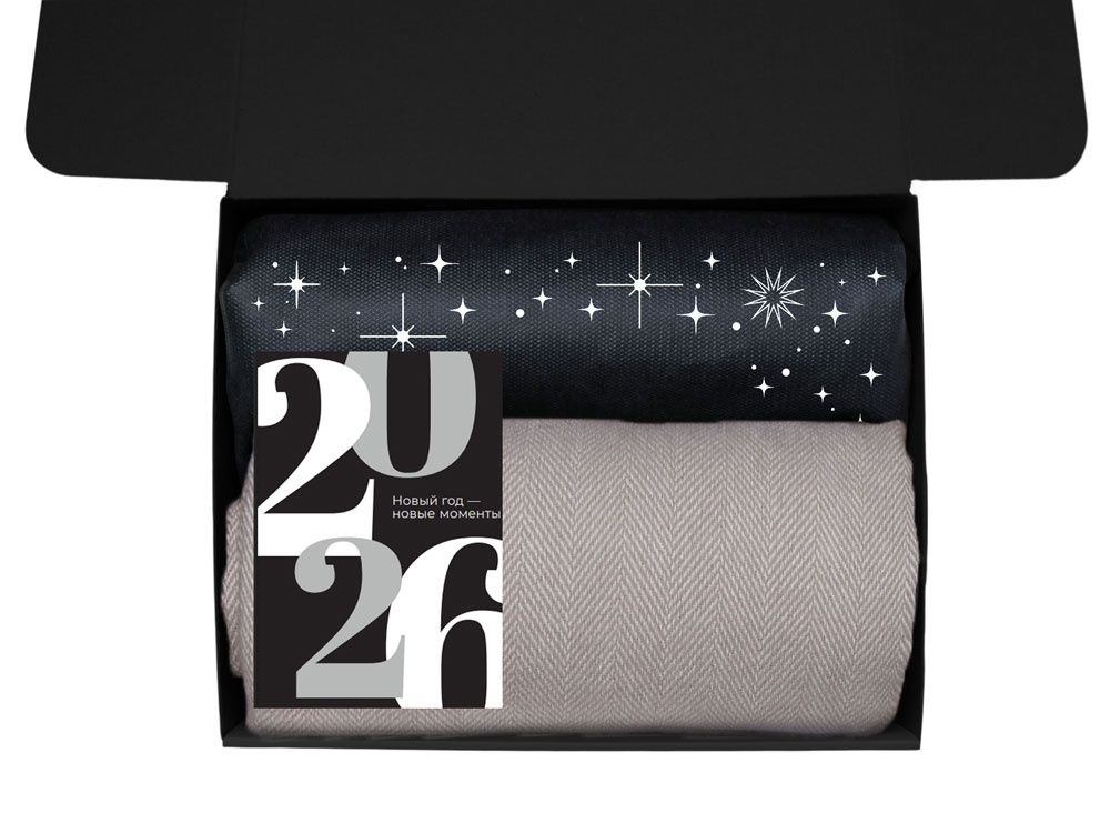 Подарочный набор c пледом, кружкой и вареньем, оранжевый-2